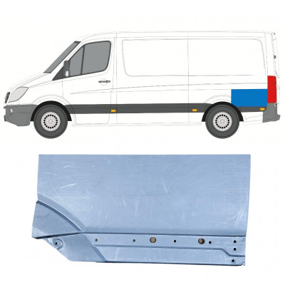 Takalokasuoja korjaussarja varten Mercedes Sprinter 2006- / Vasen 11274