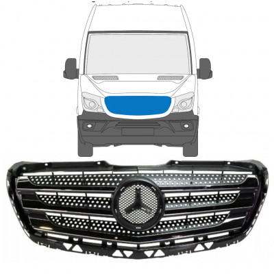 Säleikkö varten Mercedes Sprinter 2013-2018 8419