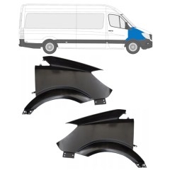 Etulokasuoja varten Mercedes Sprinter 2013-2018 / Vasen+Oikea / Sarja 14948