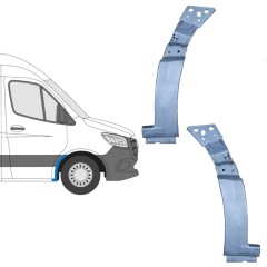 Etukaari korjauspaneeli varten Mercedes Sprinter 2018- / Vasen+Oikea / Sarja 11990