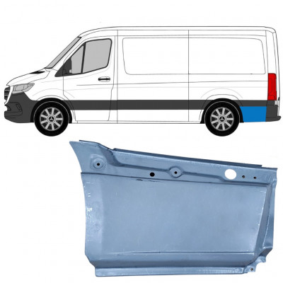 Etukaari korjauspaneeli varten Mercedes Sprinter 2018- / SWB / MWB / Vakiomitta / Vasen 8188