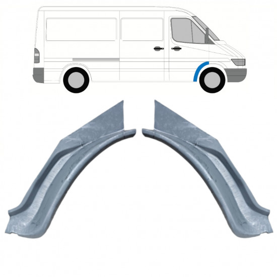 Etulokasuoja sisäkorjauspaneeli varten Mercedes Sprinter 1995-2006 / Sarja 11899