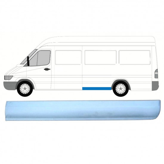Etukaari korjauspaneeli varten Mercedes Sprinter 1995- / LWB / Vasen 8139