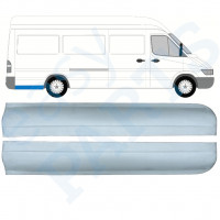 Takalokasuoja korjaussarja varten Mercedes Sprinter 1995- / LWB / Vasen+Oikea / Sarja 9865