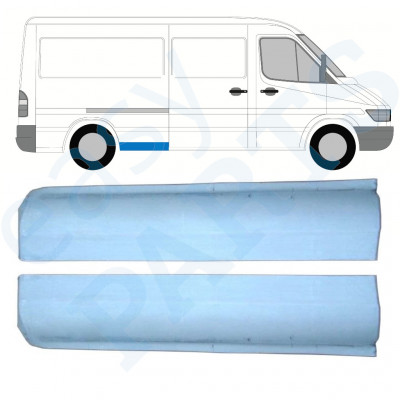 Etukaari korjauspaneeli varten Mercedes Sprinter 1995- / MWB / Vasen+Oikea / Sarja 9861