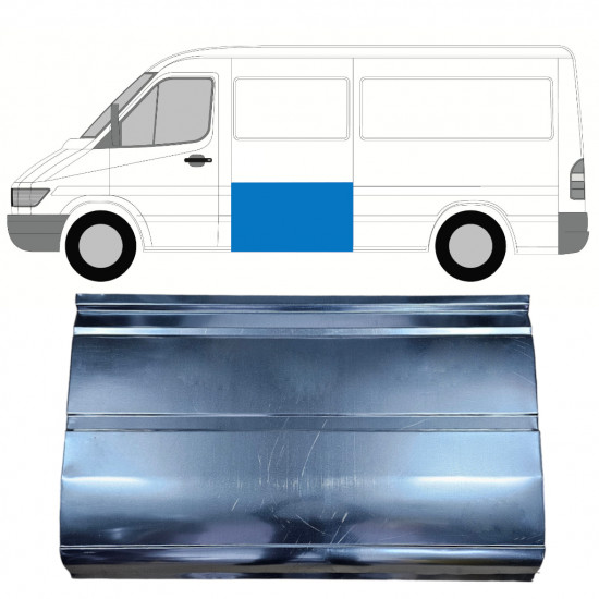 Sivuhelmapelti korjauspaneeli varten Mercedes Sprinter / VW LT 1995-2006  / Vasen 11886