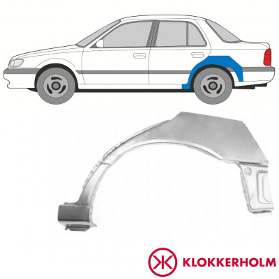 Takalokasuoja korjaussarja varten Nissan Sunny N14 1991-1994 / Vasen 11053