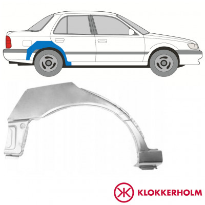 Takalokasuoja korjaussarja varten Nissan Sunny N14 1991-1994 / Oikea 11052