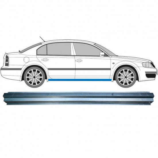 Kynnyspelti korjauspaneeli varten Skoda Superb 2001-2008 / Vasen = Oikea (symmetrinen) 5620