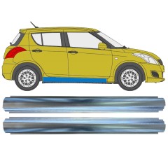Kynnyspelti korjauspaneeli varten Suzuki Swift 2010-2017 / Vasen+Oikea / Sarja 16369