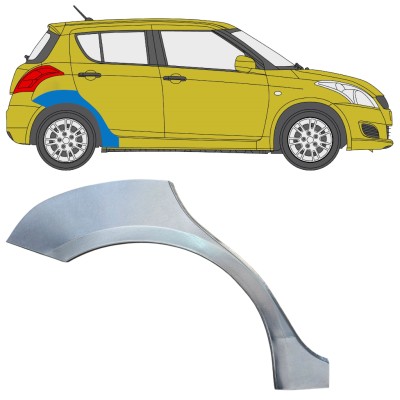 Takalokasuoja korjaussarja varten Suzuki Swift 2010-2017 / Oikea 16364