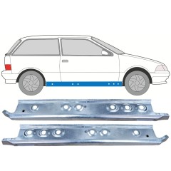 Kynnys sisäosa varten Suzuki Swift 1988-2004 / Vasen / Oikea / Sarja 12824