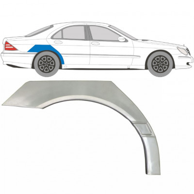 Takalokasuoja korjaussarja varten Mercedes S-class 1998-2005 / Oikea 5097