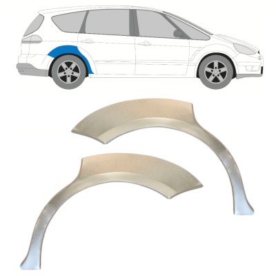 Takalokasuoja korjaussarja varten Ford S-MAX 2006-2015 / Vasen+Oikea / Sarja 14766