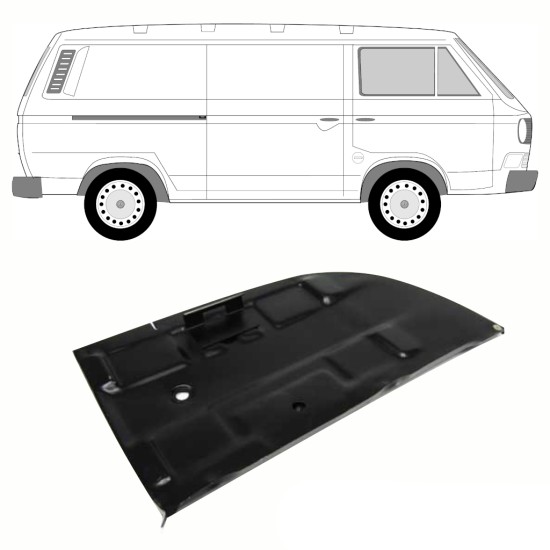 Akkukotelon korjauspaneeli varten Volkswagen Transporter T3 1979-1992 10808