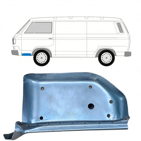 Astinlauta osakokonaisuus varten VW Transporter T3 1979-1992 / Vasen 8161