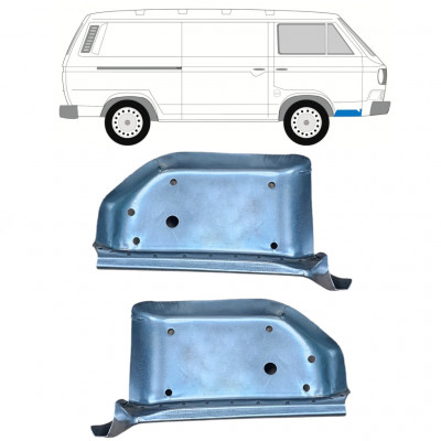 Astinlauta osakokonaisuus varten VW Transporter T3 1979-1992 / Vasen+Oikea / Sarja 9781