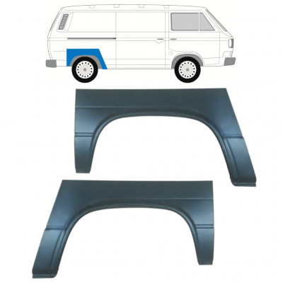 Takalokasuoja korjaussarja varten VW Transporter T3 1979-1992 / Vasen+Oikea / Sarja 9779