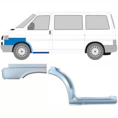 Kynnyksen, etulokasuojan ja etulokasuojan korjauspaneeli varten Volkswagen Transporter T4 1990-1996 / Vasen / Sarja 10040