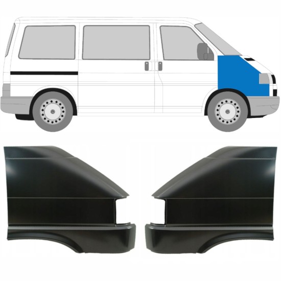 Etulokasuoja varten Volkswagen Transporter T4 1990-2003 / Vasen+Oikea / Sarja 10588