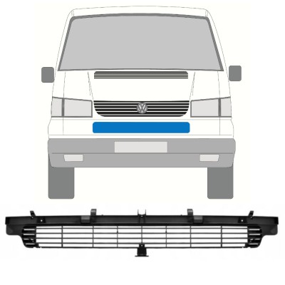 Alaosa säleikkö varten Volkswagen Transporter T4 1996-2003 16237