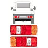 Takavalo varten Volkswagen Transporter T4 1990-2003 / Vasen+Oikea / Sarja 9756