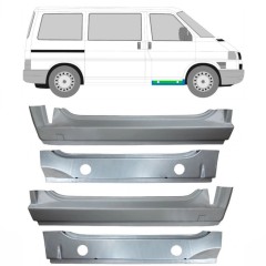Sisäinen ja ulkoinen etukynnyksen korjauspaneeli varten Volkswagen Transporter T4 1990-2003 / Sarja 9907