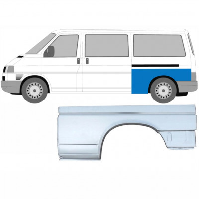 Takalokasuoja korjaussarja varten VW Transporter T4 1990-2003 / LWB / Vasen 7149