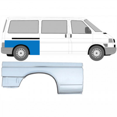 Takalokasuoja korjaussarja varten VW Transporter T4 1990-2003 / LWB / Oikea 7148