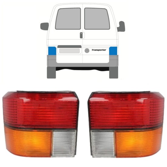 Takavalo varten Volkswagen Transporter T4 1990-2003 / Vasen+Oikea / Sarja 9769