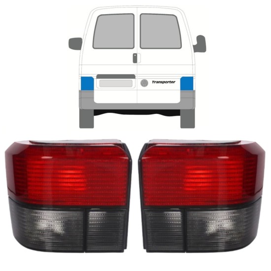 Takavalo varten Volkswagen Transporter T4 1990-2003 / Vasen+Oikea / Sarja 9770