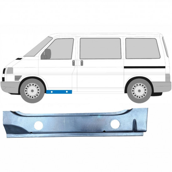 Etuoven kynnys sisäosa varten VW Transporter T4 1990-2003 / Vasen 5360