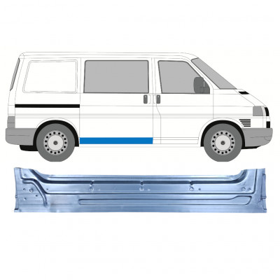 Sisäinen sivuoven kynnysprofiili varten VW Transporter T4 1990- 7419