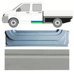 Sisäinen ja ulkoinen takaoven korjauspaneeli varten Volkswagen Transporter T5 2003-2015 / Vasen / Sarja 16877