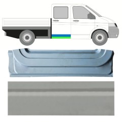 Sisäinen ja ulkoinen takaoven korjauspaneeli varten Volkswagen Transporter T5 2003-2015 / Oikea / Sarja 16876