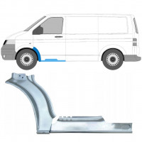 Kynnyksen ja etulokasuojan korjauspaneeli varten Volkswagen Transporter T5 2003-2015 / Vasen / Sarja 12637