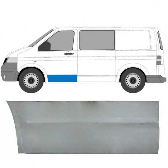 Etuoven ulompi korjausosa varten VW Transporter T5 2003-2015 / Vasen 7143