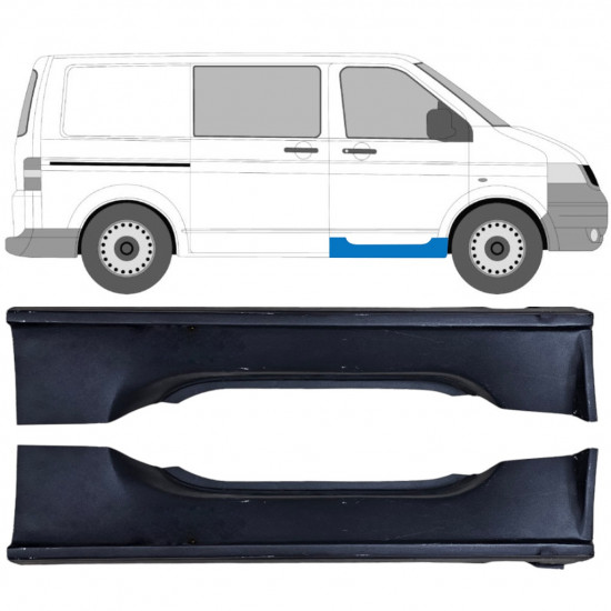 Helmapelti etuoven alle varten Volkswagen Transporter T5 2003-2015 / Sarja 12518