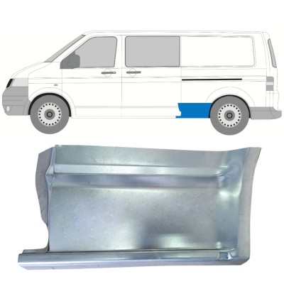 Takalokasuoja korjaussarja varten Volkswagen Transporter T5 2003-2015 / Vasen 16667