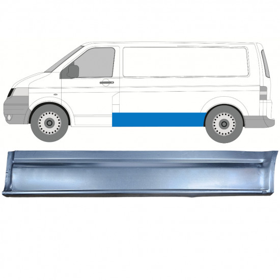 Sivuhelmapelti korjauspaneeli varten Volkswagen Transporter T5 2003-2015  / Vasen 11903