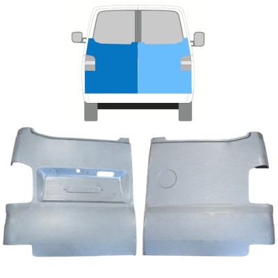 Korjauspellit takaoven varten Volkswagen Transporter T5 2003-2015 / Vasen+Oikea / Sarja 15060