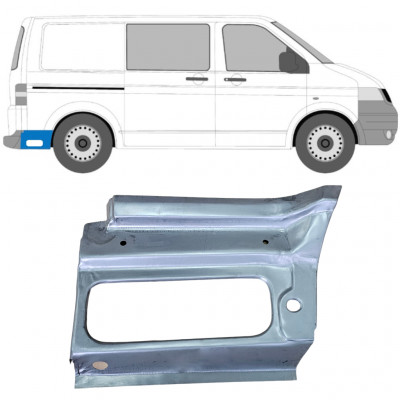 Takalokasuoja korjaussarja varten Volkswagen Transporter T5 2003-2009 / Oikea 12024