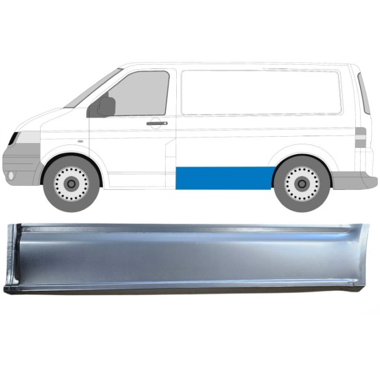 Sivuhelmapelti korjauspaneeli varten Volkswagen Transporter T5 2003-2015 / Vasen 16917