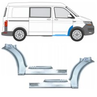 Kynnyksen ja etulokasuojan korjauspaneeli varten Volkswagen Transporter T6 2015-2024 17198