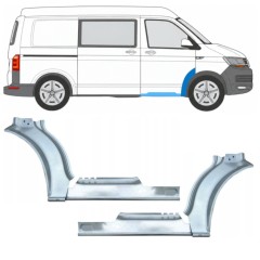 Kynnyksen ja etulokasuojan korjauspaneeli varten Volkswagen Transporter T6 2015-2024 17198