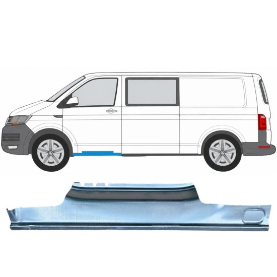 Helmapelti etuoven alle varten Volkswagen Transporter T6 2015-2024 / Vasen 17112