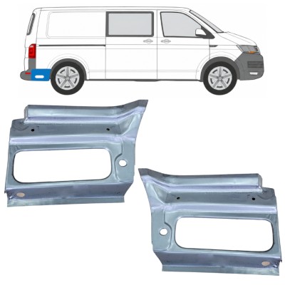 Takalokasuoja korjaussarja varten Volkswagen Transporter T6 2015-2024 / Vasen+Oikea 17191