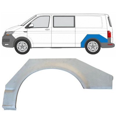 Takalokasuoja korjaussarja varten Volkswagen Transporter T6 2015-2024 / Vasen 17140