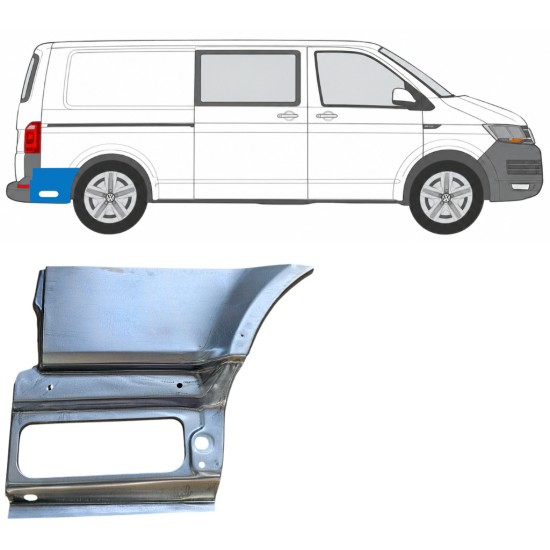Etukaari korjauspaneeli varten Volkswagen Transporter T6 2015-2024 / Oikea 17200