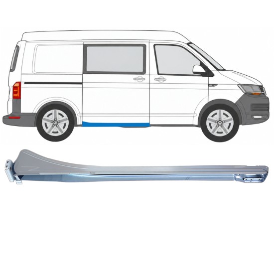 Sivuoven kisko varten Volkswagen Transporter T6 2015-2024 / Oikea 17203